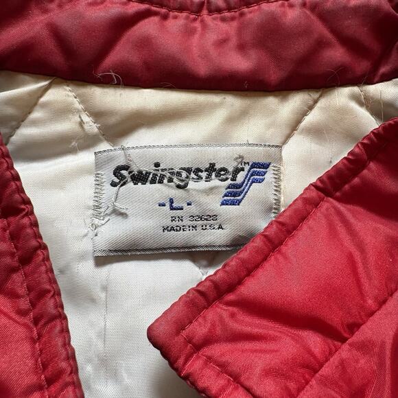 Vintage 1980s Winston Cup Racing Swingster Quilted Jacket Men’s Large NASCAR - Picture 6 of 6